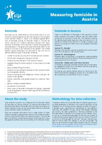 Measuring femicide in Austria